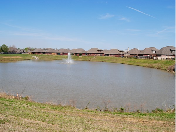 Another of the ponds featured in The Willows at Silver Creek subdivision