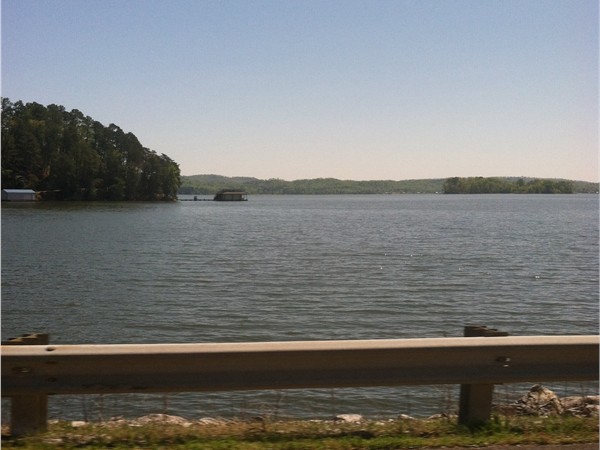 There's never a bad view when you drive through Lake Guntersville
