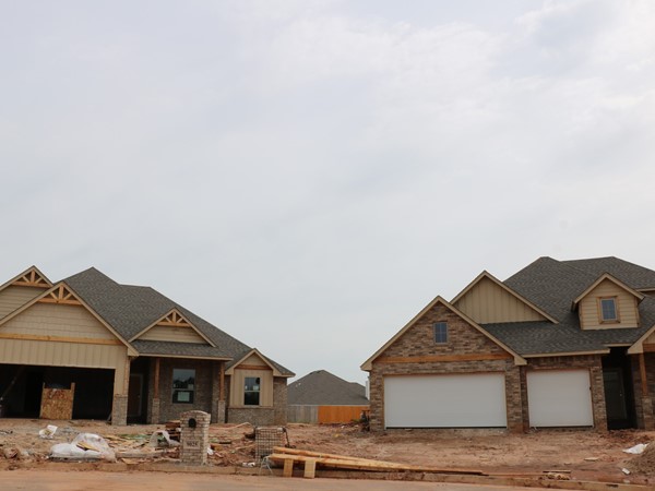 Homes By Taber in Nichols Creek under construction  