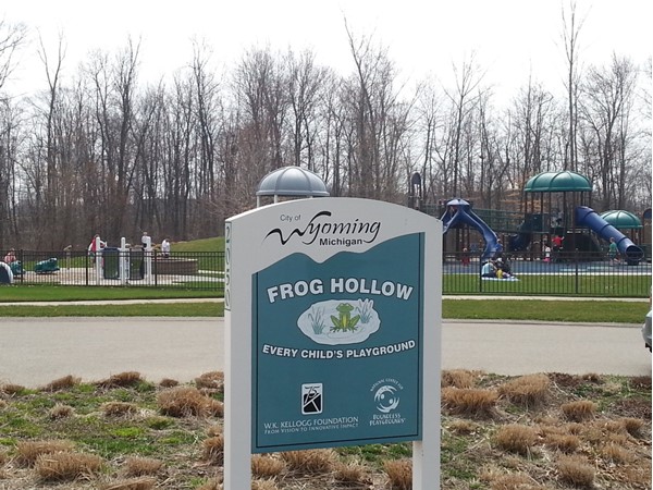 Frog Hollow Park. Your kids will love it