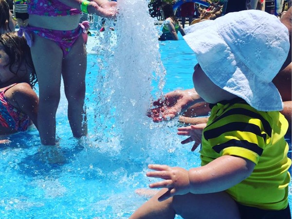 Need a place to cool off on these hot summer days?  The Splash Pad is the perfect place