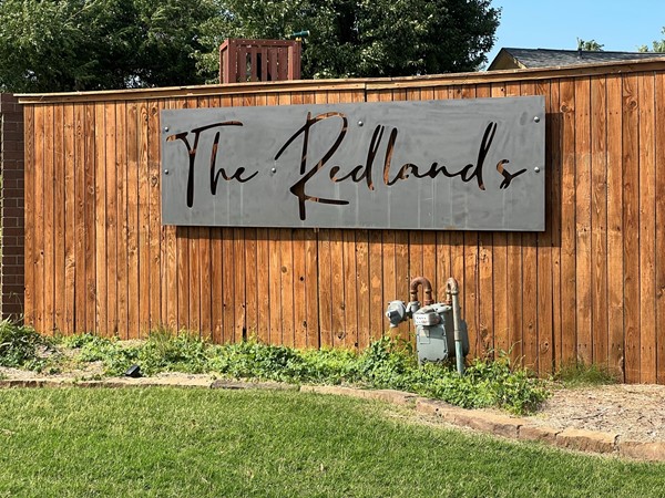 The Redlands entrance 