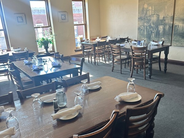 Cafe Verona is a beautiful place to eat in the middle of Downtown Independence 