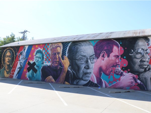 Check out this amazing mural located just west of Classen in Downtown Oklahoma City  