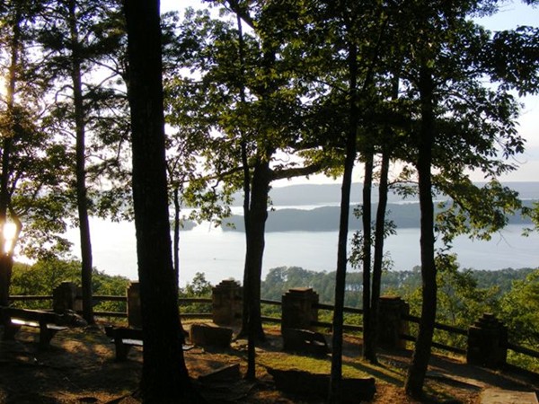 Typical view from Lake Guntersville State Park overlooking the lake