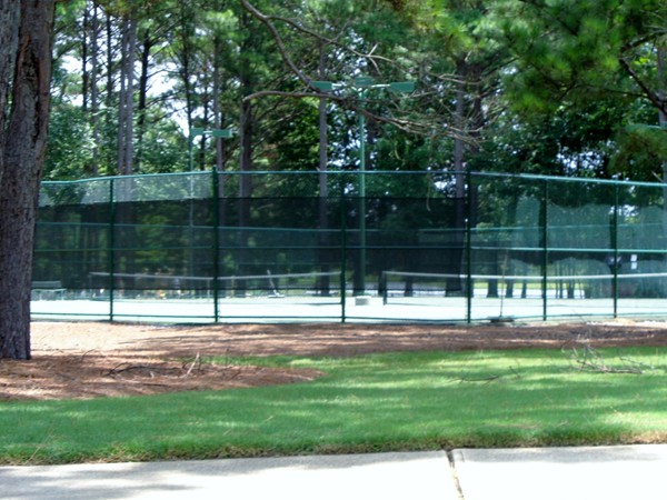 Tennis courts at Deer Creek 