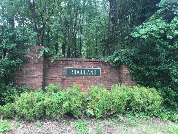 Entrance to Ridgeland 