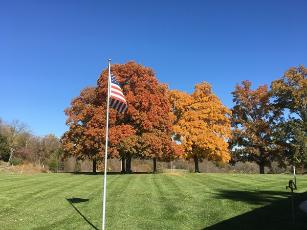 Beautiful fall colors in Platte County