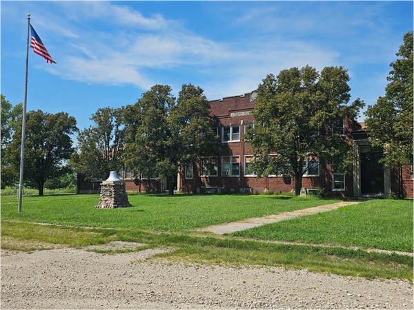 Classic brick school building