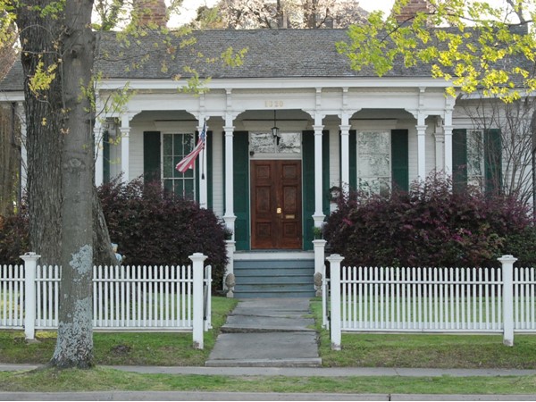 The Hotze House on South Main, built in 1869. A beautiful piece of Arkansas history
