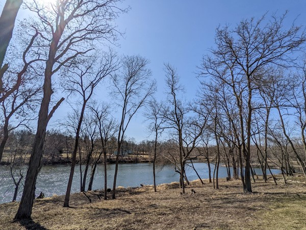 A beautiful sunny day in early spring near Shell Rock, Iowa