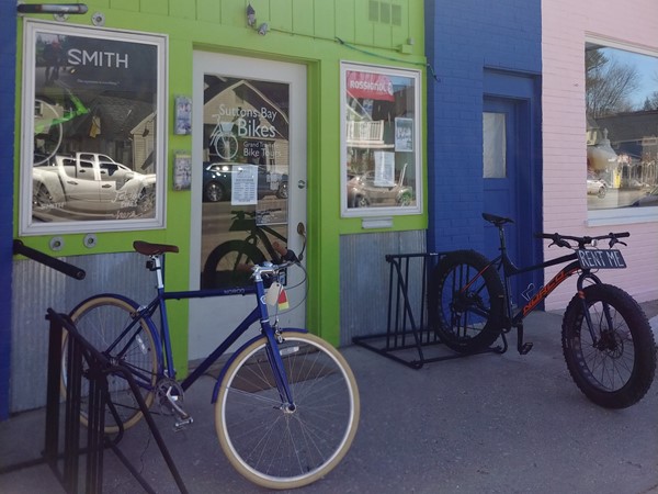 Need a new bike or maybe a rental...Suttons Bay Bikes has got the gear! Have fun