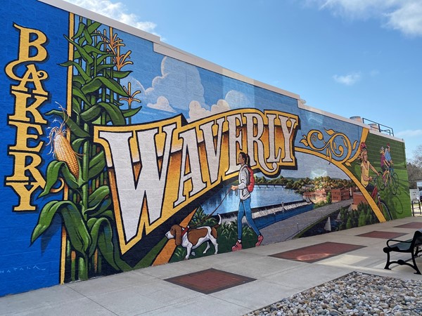 Check out this beautiful mural in downtown Waverly