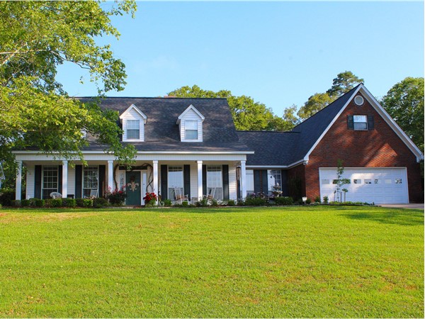 Lake Village in West Monroe features a variety of homes styles including this traditional one