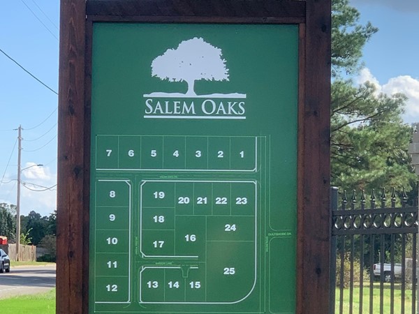 Salem Oaks is a new neighborhood