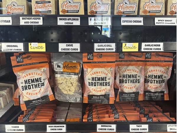 Local Hemme Brothers Cheese at the Cheese Store