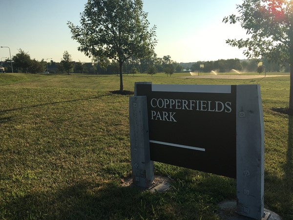 Copperfields Park includes a basketball court and football field