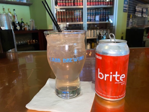 Handmade Bright Seltzer from locally owned Lark Brewing Company
