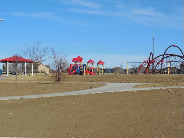 Stone Creek playground and trail (before sod)