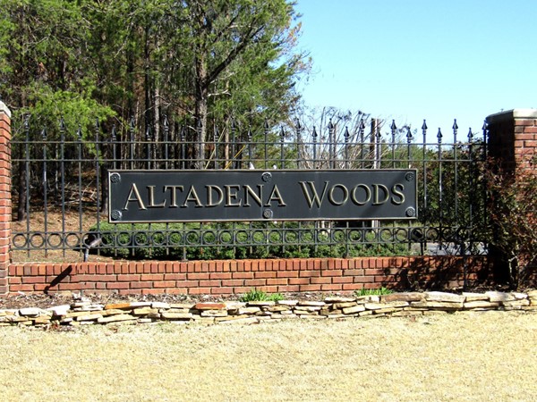 Well-established and pretty Altadena Woods Subdivision