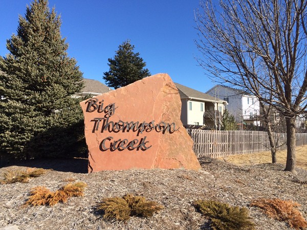 Welcome to Big Thompson Creek!