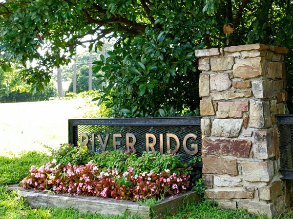 The beautiful River Ridge neighborhood
