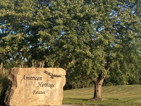 American Heritage Estates entrance