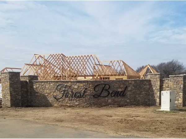 Come see what all the excitement is about, luxury homes going up in Forest Bend