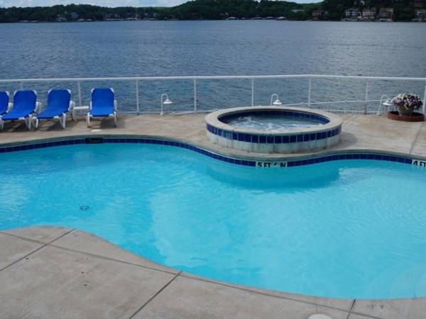 Pool at the Monarch Cove Condominiums