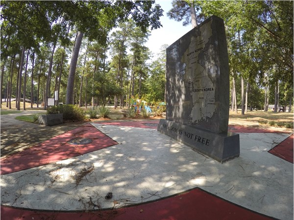 Learn about the major Korean War battles here at Kees Park in Pineville