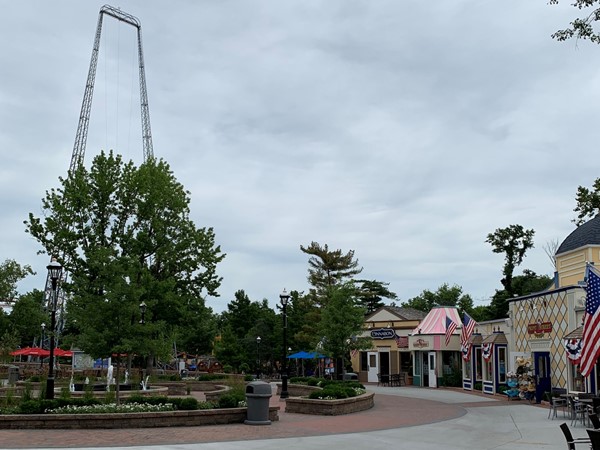 Great place to take a break from the rides at Worlds of Fun