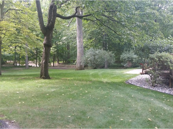 Beautiful landscaping and mature trees all through out Beechwood Estates