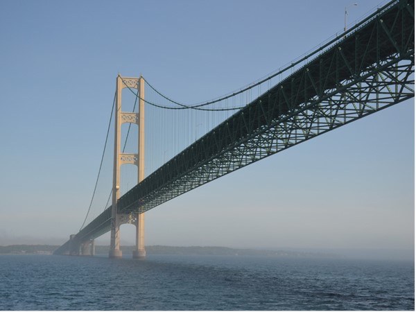 What makes Michigan unique? An island and a bridge to an upper peninsula