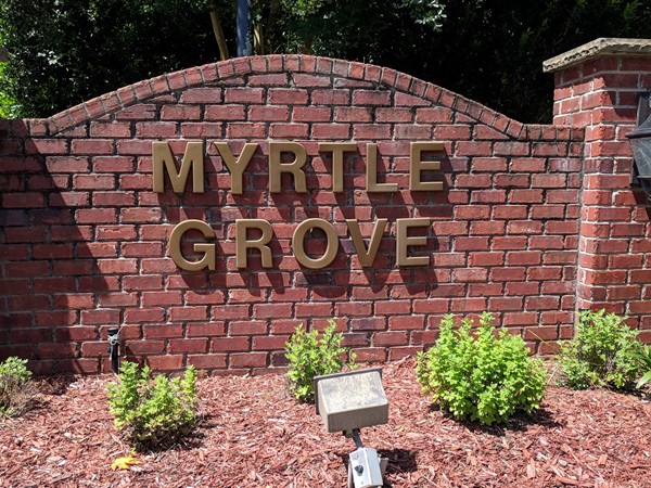 Welcome to Myrtle Grove Subdivision