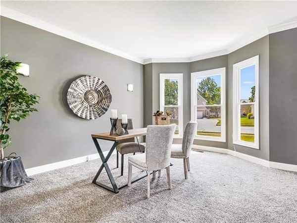 A beautifully staged area at Lakewood Subdivision. By Staging Dreams