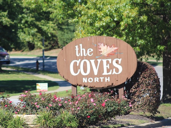 The Coves North welcome signage