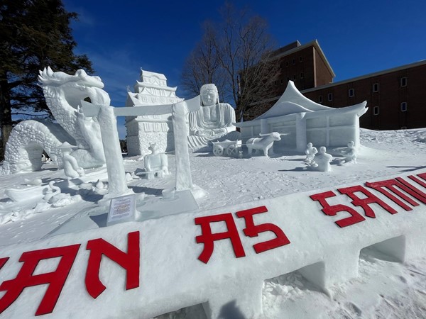Larger than life: MI Tech’s winter carnival ice sculpture contests never disappoint