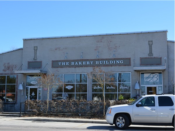 Shop, dine, or host an event at the Bakery Building, home to The Depot Bistro, Blooms, & The Venue.