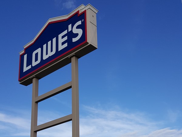 Beautiful day to go to Lowe's...4 times! It's located off of Hwy 32 in Lebanon