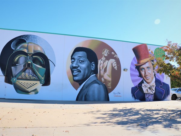 Check out this art painted on the side of the BCC building in Downtown Oklahoma City 