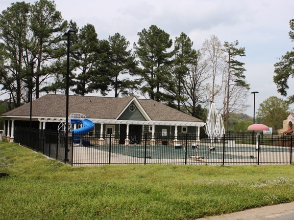 Parkway Place Subdivision's newly renovated community clubhouse and pool