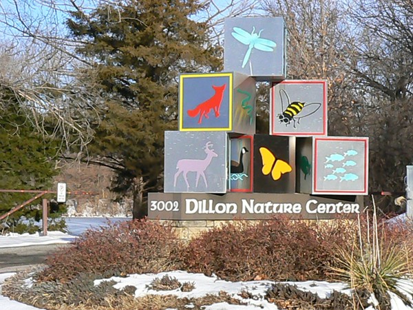 Family friendly Dillon Nature Center is an easy 15 minute drive from downtown Buhler.