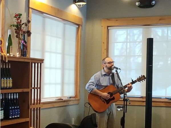 A delightful Friday evening with Andre Villoch at Boathouse Vineyards