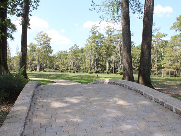The park at Egret Landing offers gorgeous views of Bayou DeSiard