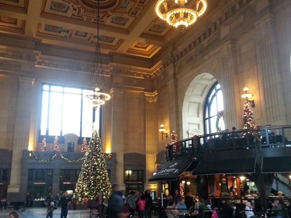 Beautiful Union Station at Christmas