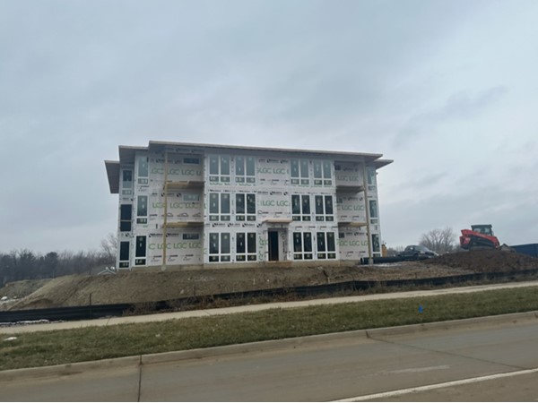 New condos being built on Cedar Heights by LGC will be for sale in the spring 2024.