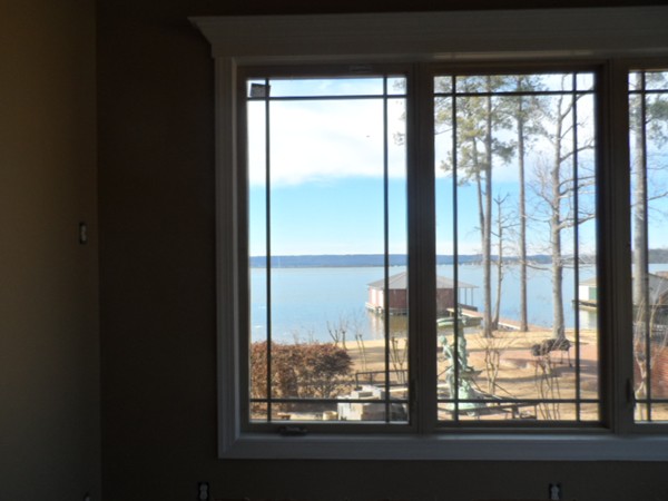 Water views from a new home located in Signal Point
