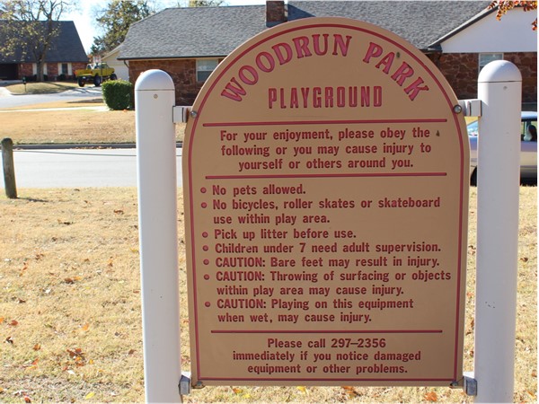 Playground in Woodrun 