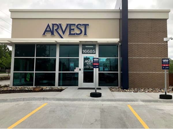 Arvest Bank is close by  