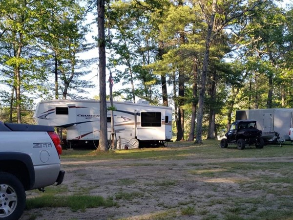 Camping at Lonesome Lake Campground